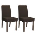 Conjunto 2 Cadeiras Veneza Imbuia/ - Pr Móveis