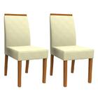 Conjunto 2 Cadeiras Veneza Ipê/ - Pr Móveis