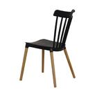 Conjunto 2 Cadeiras Windsor Preta Para Sala De Jantar Cozinha