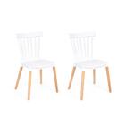 Conjunto 2 Cadeiras Windsor Wood Design - Branca