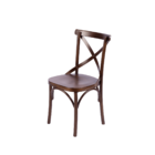 Conjunto 2 Cadeiras X Katrina Madeira Maciça Cor Capuccino Ca