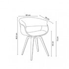 Conjunto 2 Caderias Para Sala De Jantar Betina Preto