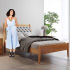 Conjunto 2 Cama Solteiro Vivare Amêndoa Mel/cinza Claro