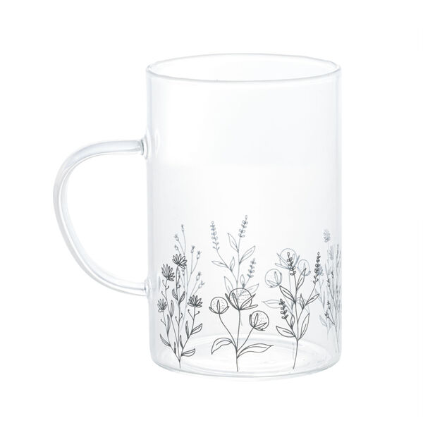 Conjunto 2 Canecas De Vidro Borossilicato Resistente A Calor