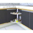 Conjunto 2 Cestos Giratórios Redondos Três Quartos Para Módul