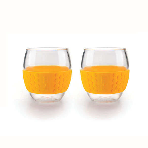 Conjunto 2 Copos Com Silicone 225ml Ibili