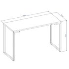 Conjunto 2 Escrivaninhas 120cm Porto Espresso Móveis