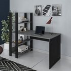 Conjunto 2 Escrivaninhas Com Estante Match 4 Prateleiras 120c