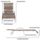 Conjunto 2 Espreguiçadeira Em Aluminio Catar E Mesa De Centro