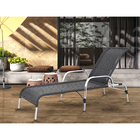 Conjunto 2 Espreguiçadeiras Esteira Em Alumínio Para Área De