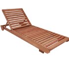 Conjunto 2 Espreguiçadeiras Madeira Maciça Roma  Madeira