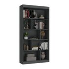 Conjunto 2 Estante Home Office Atenas Com Nicho Espresso Móve