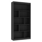 Conjunto 2 Estante Para Livros Atenas Com Nicho Espresso Móve