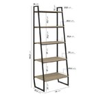 Conjunto 2 Estantes Altas 5 Prateleiras Estilo Industrial Con