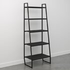 Conjunto 2 Estantes Altas 5 Prateleiras Estilo Industrial Con