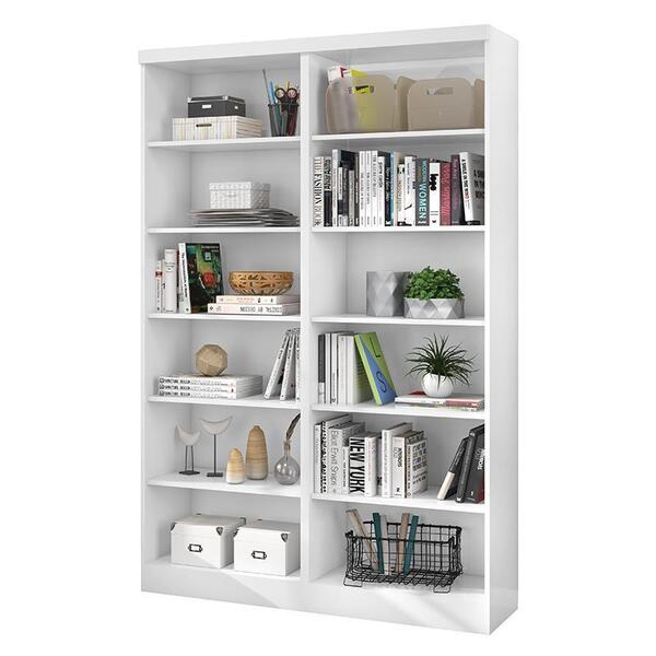 Conjunto 2 Estantes Livreiro Multiuso 1404 - Qmovi