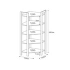 Conjunto 2 Estantes Para Livros Biblioteca De Canto E Linear