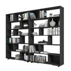 Conjunto 2 Estantes Para Livros Euforia Yescasa Preto Preto