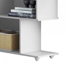 Conjunto 2 Estantes Verticais Com 5 Nichos 100% Mdf Branco