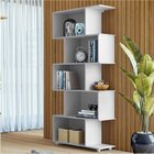 Conjunto 2 Estantes Verticais Com 5 Nichos 100% Mdf Branco