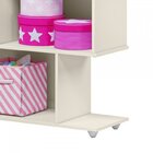 Conjunto 2 Estantes Verticais Com 5 Nichos 100% Mdf Off White