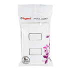 Conjunto 2 Interruptores Simples 10A 4x2 250V Branco Zeffia Legrand