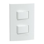 Conjunto 2 Interruptores Simples 10A Branco Lunare UP Schneider