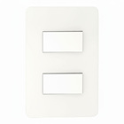 Conjunto 2 Interruptores Simples 10A Orion Branco Schneider