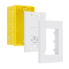 Conjunto 2 Interruptores Simples 16A/250V e Tomada 10A/250V Branco Modulare  Fame