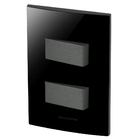 Conjunto 2 Interruptores Simples - Inova Black / Grafite - Bp