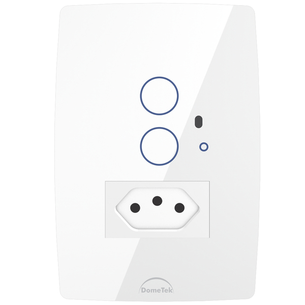 Conjunto 2 Interruptores Touch Wi-fi + 1 Tomada 10a - Diamond