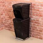 Conjunto 2 Lixeiras Empilháveis 20 L E 34 L Preta Plasútil