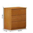 Conjunto 2 Mesas De Cabeceira 028 Moveis Valverde Cinamomo