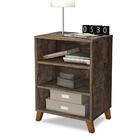 Conjunto 2 Mesas De Cabeceira 3 Nichos Castani