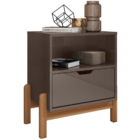 Conjunto 2 Mesas De Cabeceira Quarto para Cama Box Casal Mini