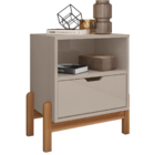 Conjunto 2 Mesas De Cabeceira Quarto para Cama Box Casal Mini