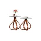 Conjunto 2 Mesas De Canto Alice Castanho/off White