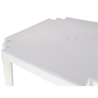 Conjunto 2 Mesas De Plástico Polipropileno Quadrada Tambaú -