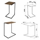 Conjunto 2 Mesas Laterais De Apoio Sofá Industrial