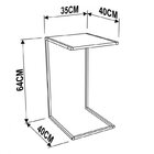Conjunto 2 Mesas Laterais De Apoio Sofá Industrial