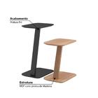 Conjunto 2 Mesas Laterais Delta - Preta/natural