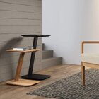 Conjunto 2 Mesas Laterais Delta Preto/natural