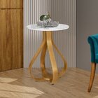 Conjunto 2 Mesas Laterais Inovare Nature/branco