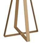 Conjunto 2 Mesas Laterais Redonda Industrial  Hanover/dourado