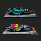 Conjunto 2 Miniaturas De Quadro Decorativos 33cm X 12 5cm Car