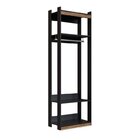 Conjunto 2 Módulos Closet Cabideiro Com Cômoda 6 Gavetas Ambe