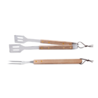 Conjunto 2 Peças Churrasco Madeira Brinox