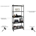 Conjunto 2 Peças Com 1 Escrivaninha E 1 Estante 5 Prateleiras