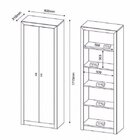 Conjunto 2 Peças Com 1 Mesa Para Escritório Em L E 1 Armário