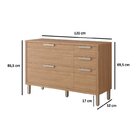 Conjunto 2 Peças Com Balcão E Aéreo Para Varanda Gourmet Hele